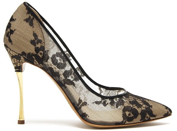 Nicholas Kirkwood Lace Mesh Pumps