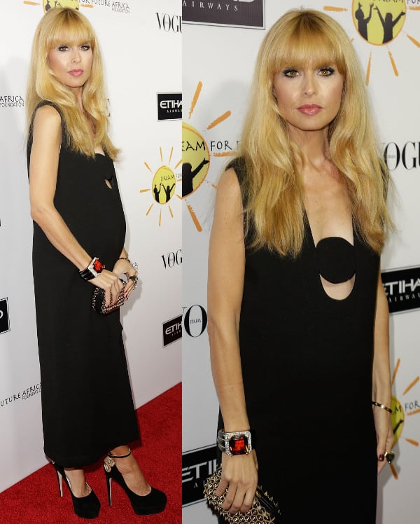 Rachel Zoe at Gelila & Wolfgang Puck’s Dream for Future Africa Foundation event honoring Franca Sozzani at Spago restaurant in Beverly Hills on October 25, 2013