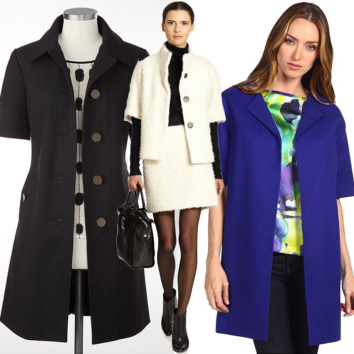 3 short sleeve coats for women