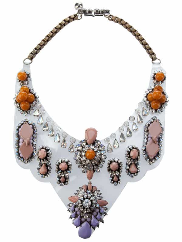 Shourouk - crystal encrusted necklace