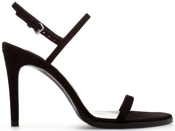 Zara Suede Strappy Sandals