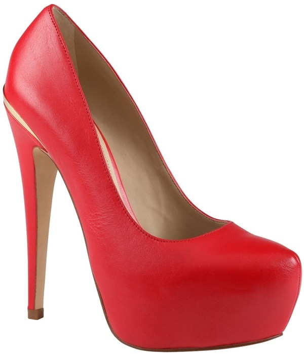 Aldo Malina Platform Pumps Red