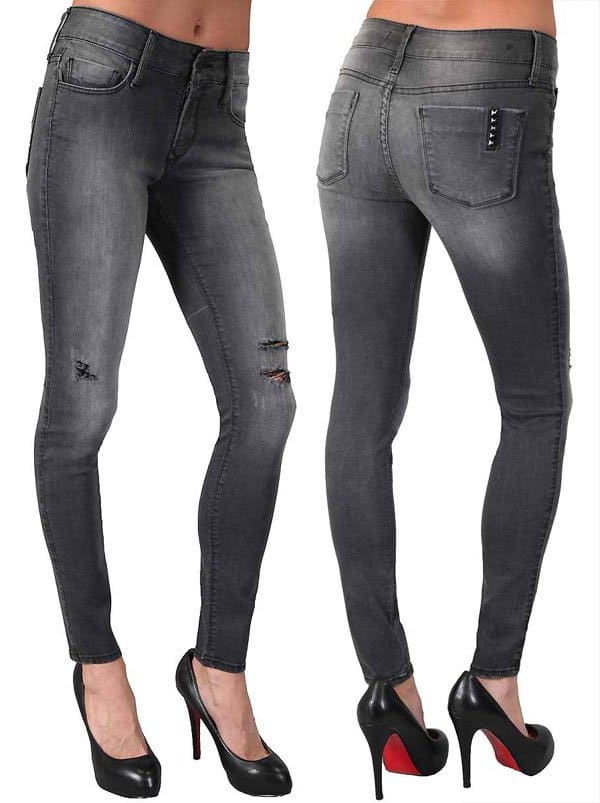 Black Orchid Black Jewel Jeggings in Black Rock