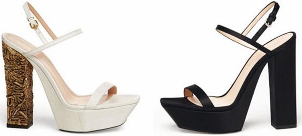 Calvin Klein Spring 2013 platform sandals