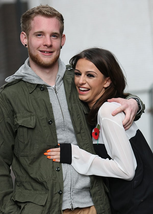 Cher Lloyd and Craig Monk enjoy a sweet, casual moment together, with Cher beaming as they embrace outdoors