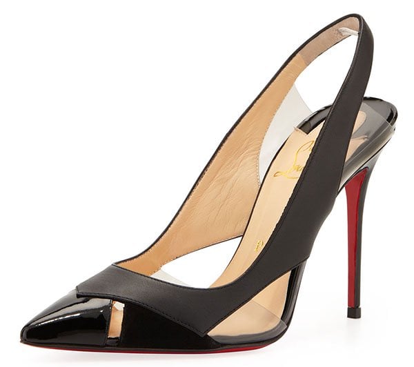 Christian Louboutin Air Chance Peekaboo Slingback Pumps