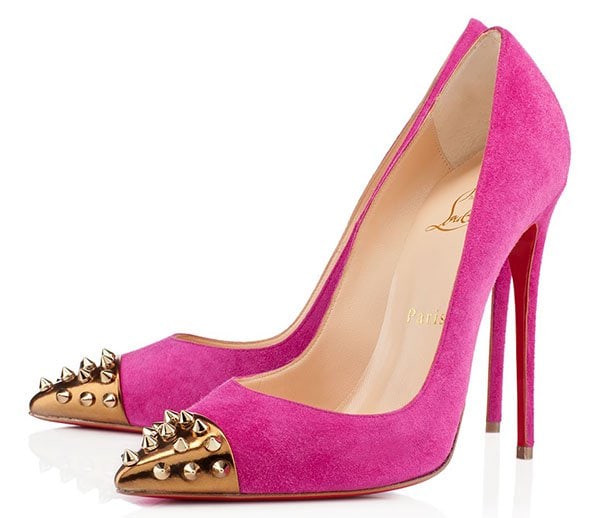 Pink Christian Louboutin Geo Pumps