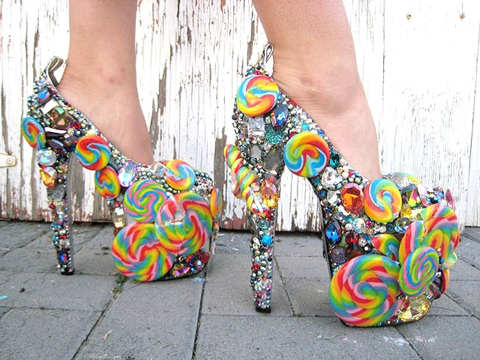 Gasoline Glamour Candyland Pumps