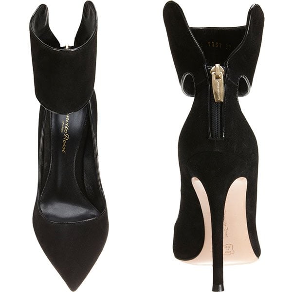 Black Gianvito Rossi Ankle-Wrap Pumps