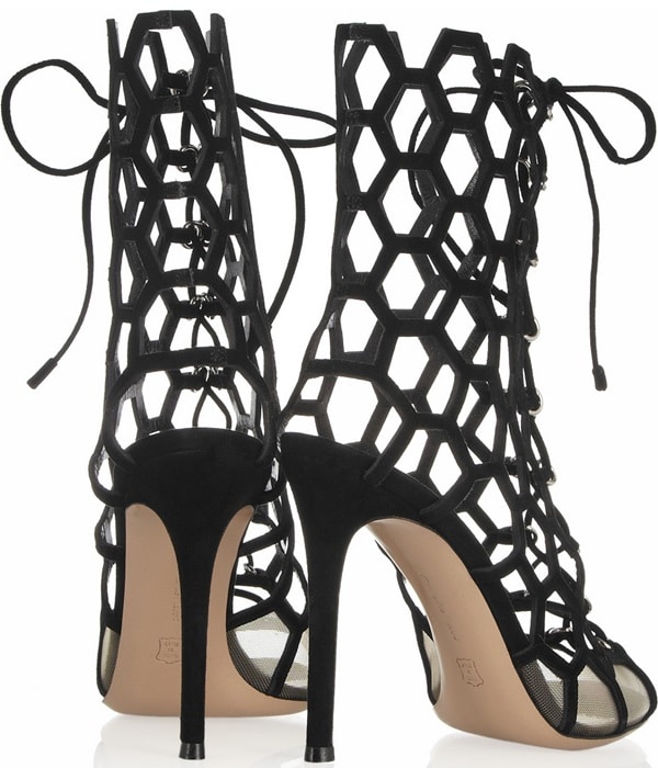 Gianvito Rossi Cutout suede sandals