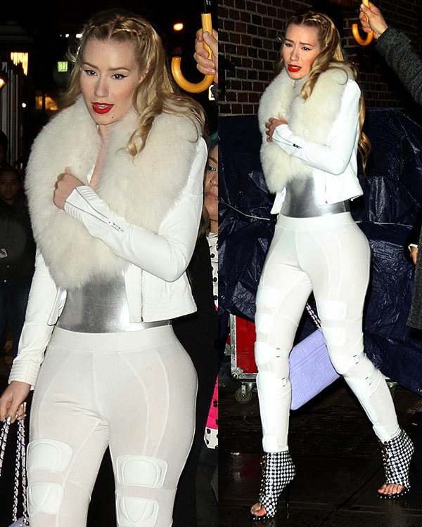 Iggy Azalea outside the Ed Sullivan Theater for 'Late Show with David Letterman' in New York City on November 26, 2013