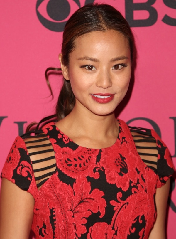 Jamie Chung at the 2013 Victoria's Secret Fashion Show at Lexington Avenue Armory in New York City on November 13, 2013