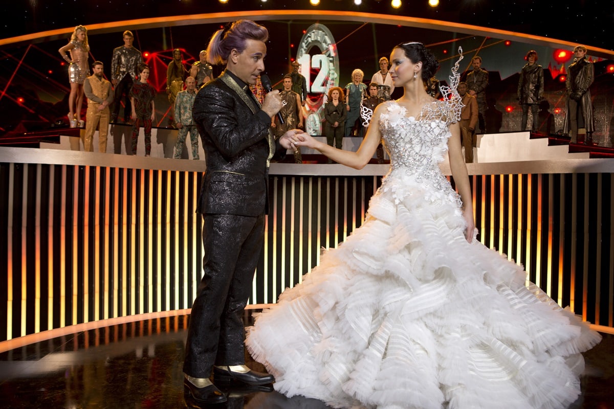 The Tex Saverio wedding dress that Jennifer Lawrence wore in The Hunger Games: Catching Fire was a stunning and elaborate gown