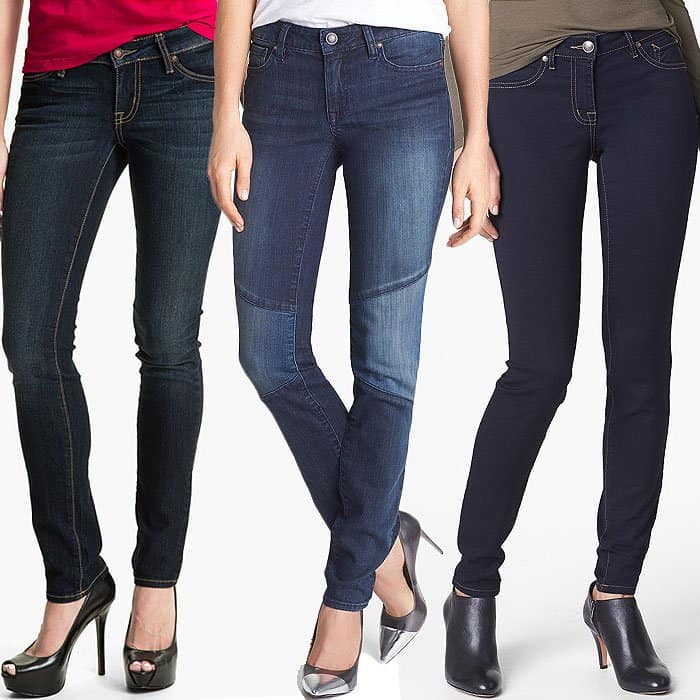 Jessica Simpson’s "Forever" Skinny Jeans, $59 / "Farrow" Skinny Jeans, $59 / "Kiss Me" Skinny Jeans, $59