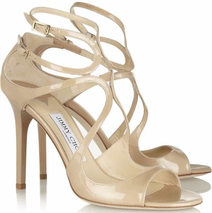 Jimmy Choo Lance Wavy Strap Sandals