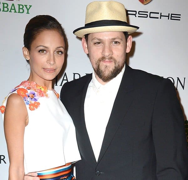 Joel Madden and Nicole Richie pose together at the 2nd Annual Baby2Baby Gala