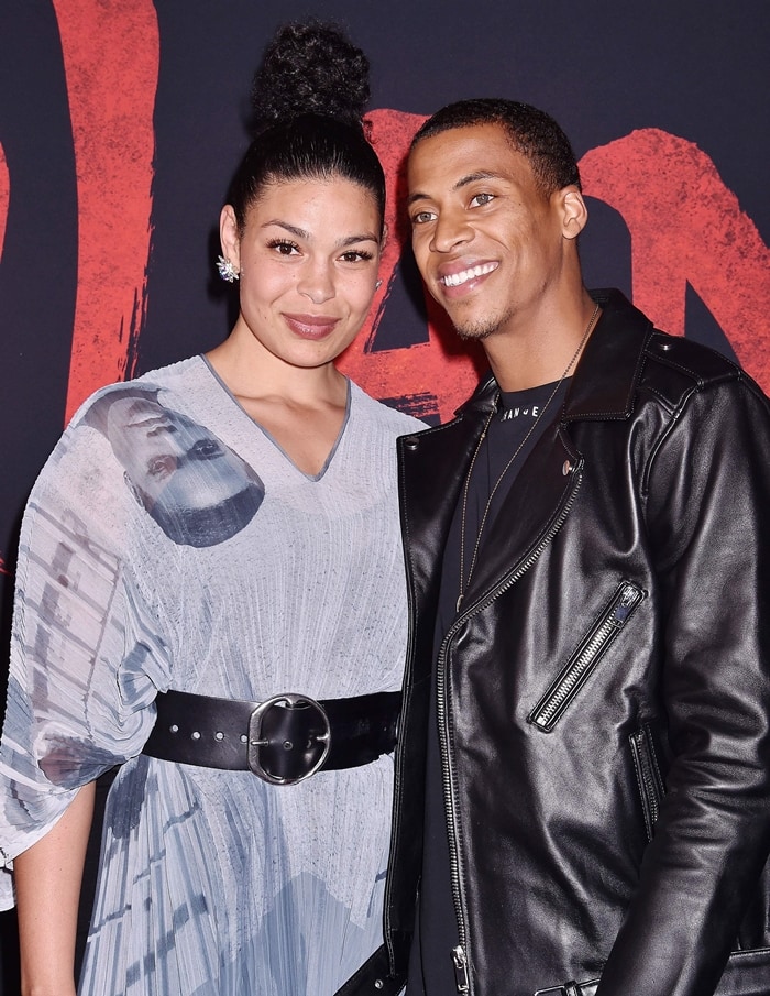 Jordin Sparks was joined by her husband Dana Isaiah at the premiere of Disney's "Mulan"