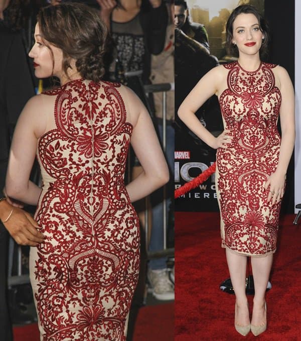 Kat Dennings at the world premiere of Thor: The Dark World at El Capitan Theatre in Los Angeles on November 5, 2013