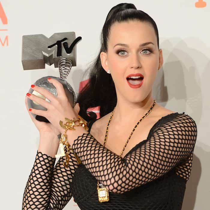Katy Perry won the Best Female award at the 2013 MTV Europe Music Awards