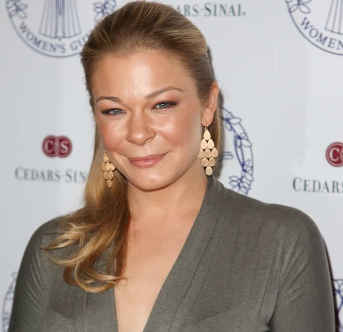 LeAnn Rimes at The Women's Guild Cedars-Sinai Annual Gala, showcasing a sleek ponytail and natural makeup