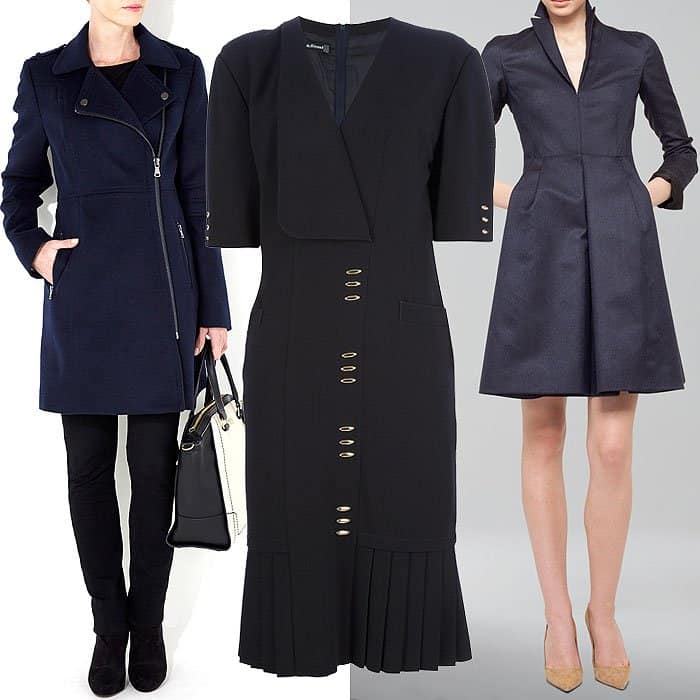 Get the combined look of Kate Middleton's Max Mara jacket and Orla Kiely skirt in one with a spiffy coat dress