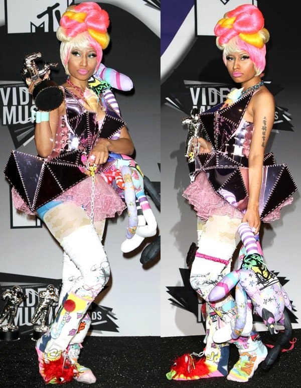 Nicki Minaj's bizarre outfit created by Dubai designer Furne One