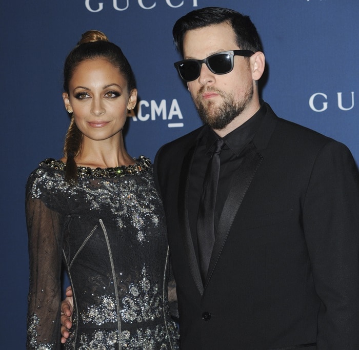 Nicole Richie and Joel Madden at the LACMA 2013 Art and Film Gala in Los Angeles on November 2, 2013