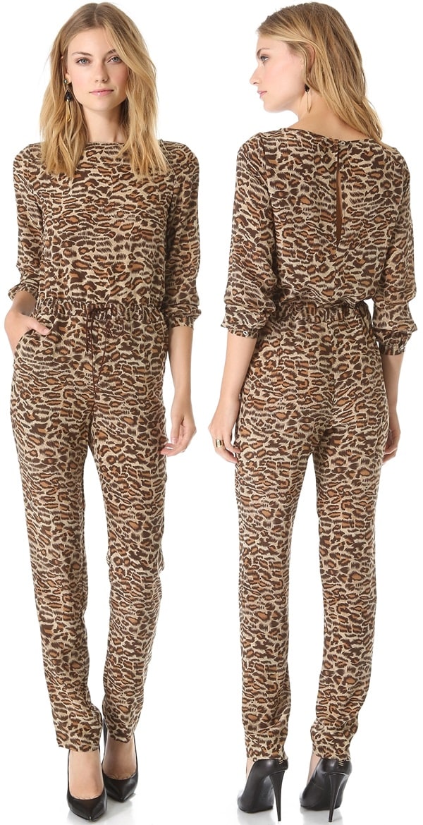 ONE by Amour Vert Leopard Jumpsuit