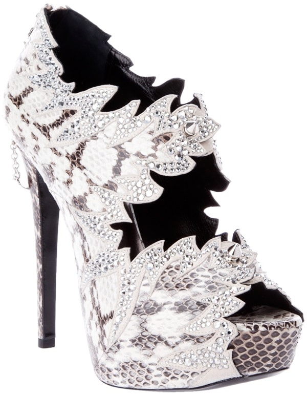 Philipp Plein Python Skin Heels