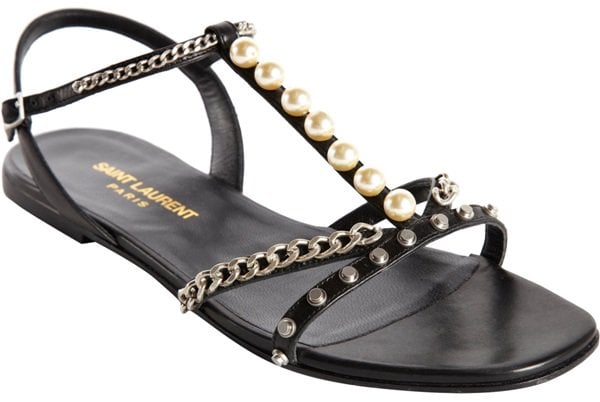 Saint Laurent Alice Flat Sandals