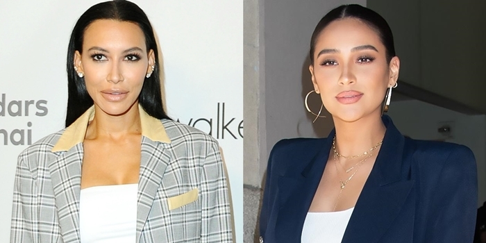Could Naya Rivera (L) and Shay Mitchell (R) double as real-life twins?