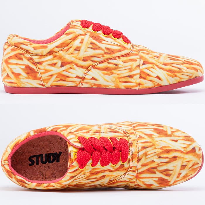 Fries Print Sneakers