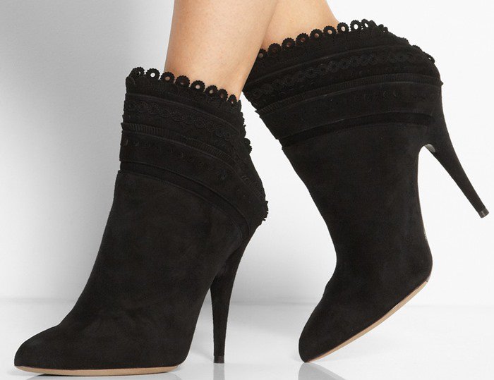 Tabitha Simmons Harmony Black Ankle Boots