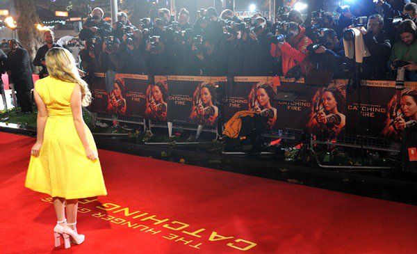 Willow Shields at the world premiere of 'The Hunger Games: Catching Fire'