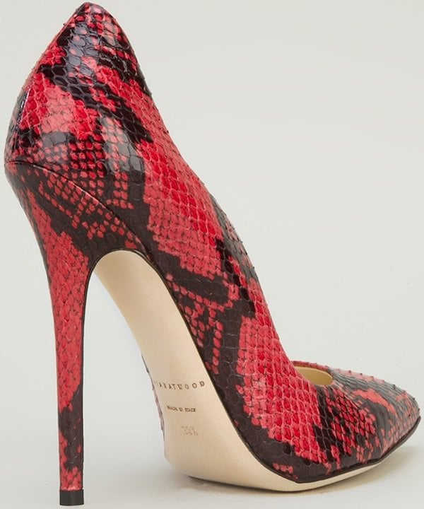 Brian Atwood "Besame" Python Pump