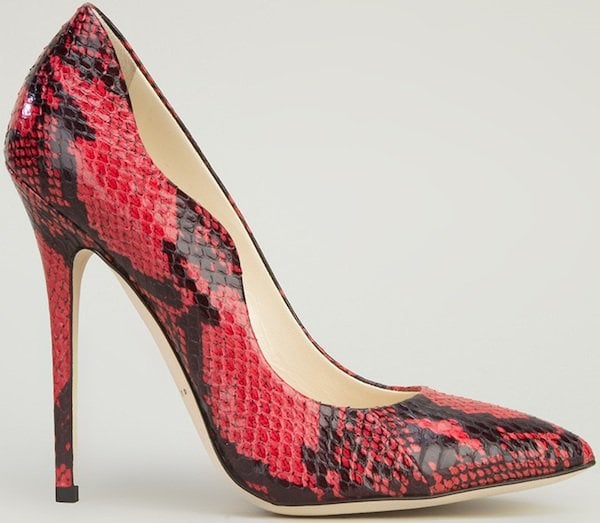 Brian Atwood "Besame" Python Pump