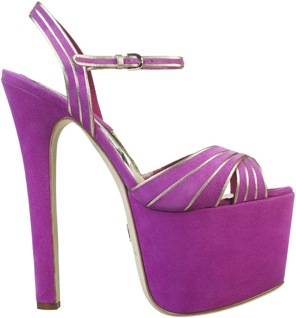 Brian Atwood "Sasha" Platform Mary Jane Sandal