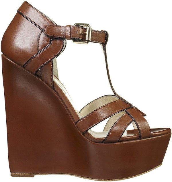 Brian Atwood "Sema" Wedge Sandal