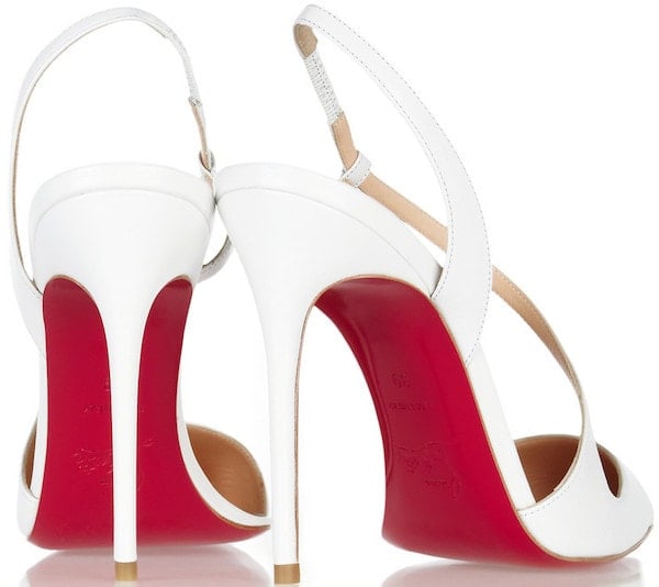 Christian Louboutin "June" Pumps in White