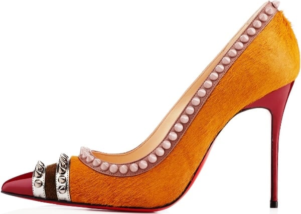 Christian Louboutin "Malabar Hill" Pump in Cognac