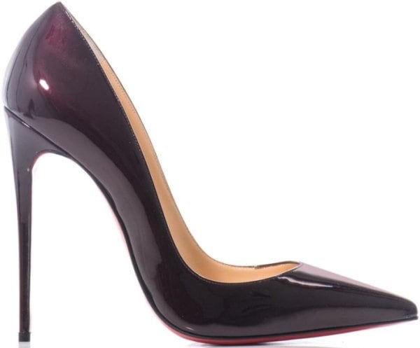 Christian Louboutin "So Kate" Pump in Dark Burgundy