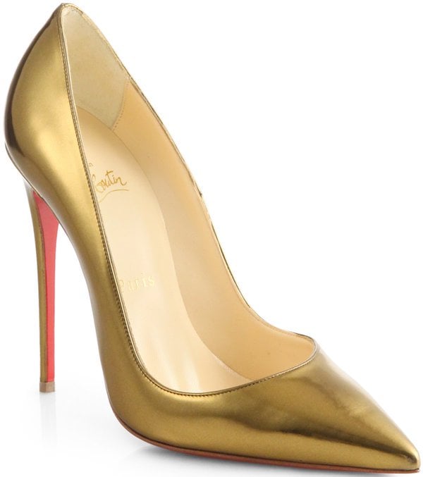 Christian Louboutin So Kate Pumps in Bronze