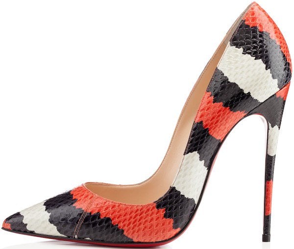 Christian Louboutin "So Kate" Watersnake Pump