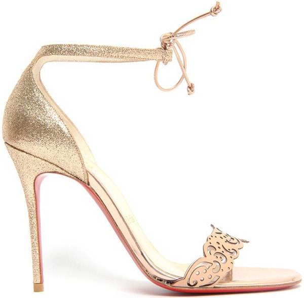 Christian Louboutin "Valnina" Ankle-Tie Sandal