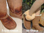 how to clean vomit off ugg boots