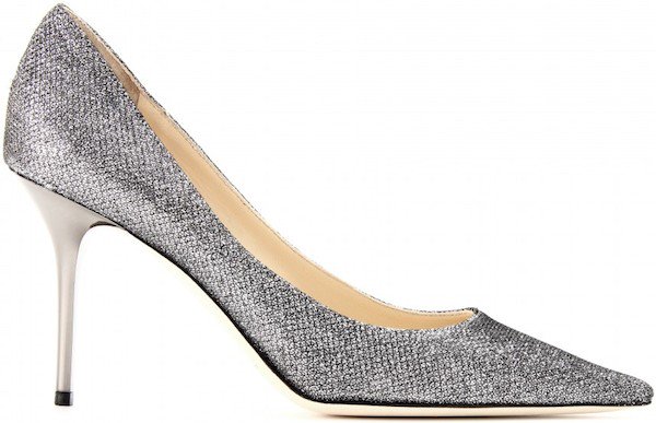 Jimmy Choo "Agnes" Glitter Pump