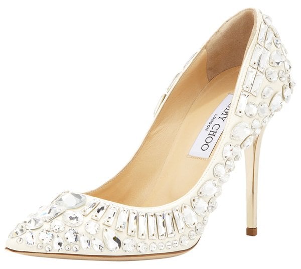 Jimmy Choo Trina Jeweled Pumps