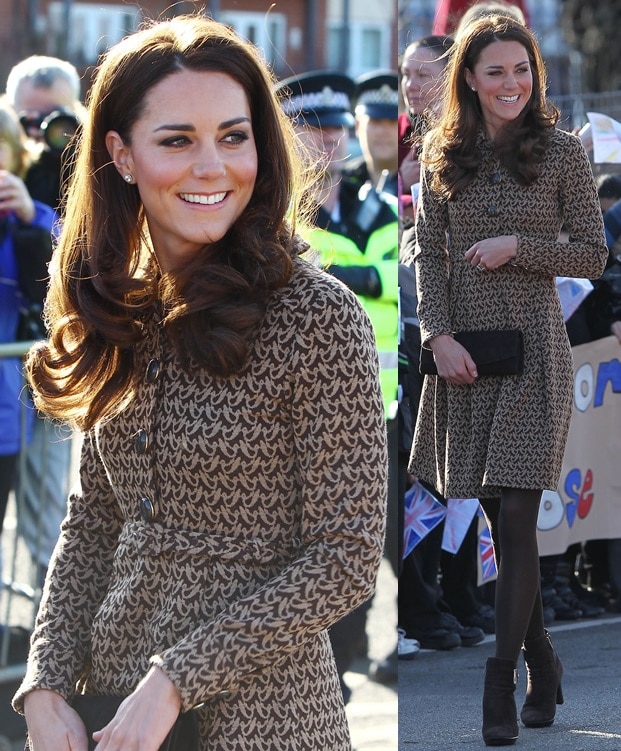 Kate Middleton made an appearance at Rose Hill School in Oxford, England, on February 21, 2012