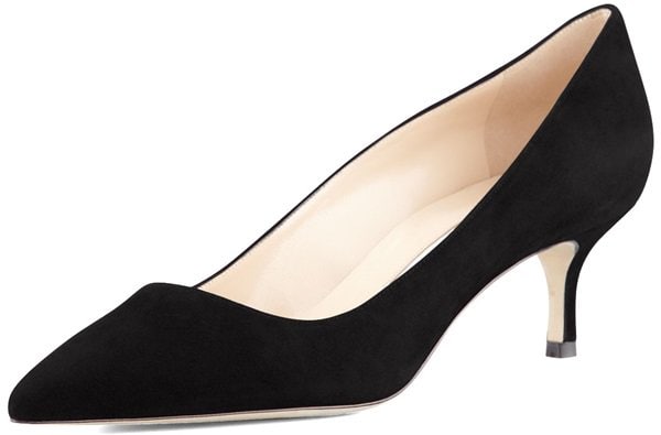 Manolo Blahnik BB 50mm Pumps in Black Suede