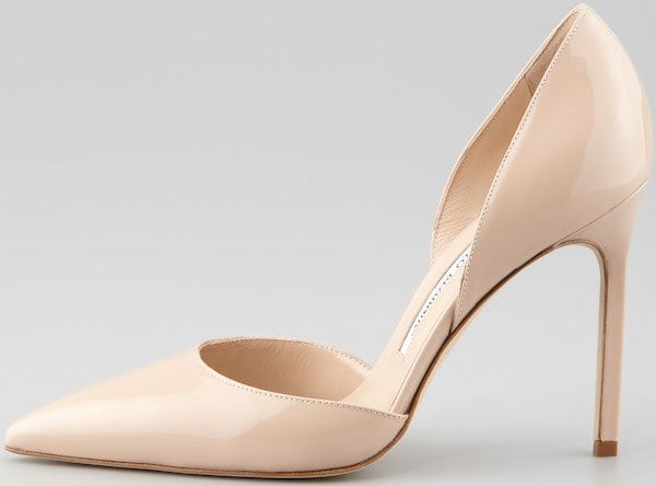 Manolo Blahnik "Tayler" Pump in Nude